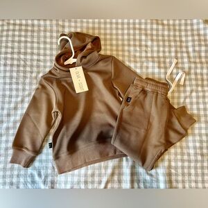 Olive and Scout Waffle Knit sweatshirt & Jogger set
